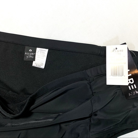 Allure Ladies Ruched Swim Bottom Size 22-24 New With Tags - Picture 5 of 11